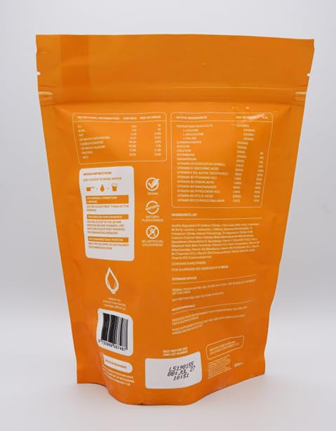 Hydravit Electrolyte Powder – 1000mg Electrolytes + 4 Vitamins – Fruit Punch Flavour – 30 Servings – Low Calorie, Vegan Hydration Mix