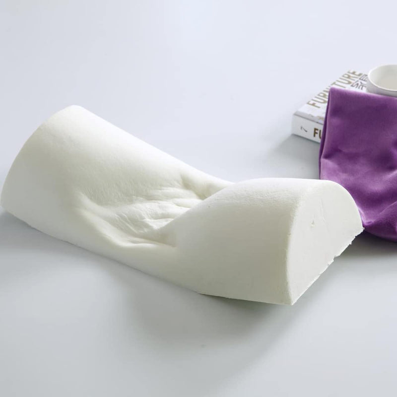 [Australia] - Large Memory Foam Bolster Pillow for Neck Back Lumbar Spine Knee Pain Relief Pillow Support 