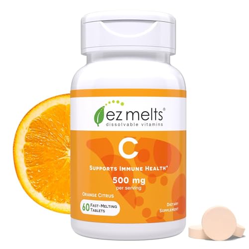 EZ Melts Vitamin C and B12 Sublingual Vitamin Bundle, Sugar Free