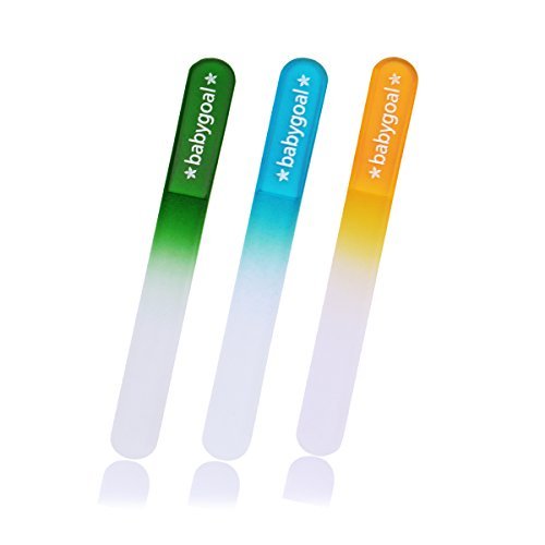 [Australia] - Babygoal Baby Nail Files 3 Pack,Newborn Nail Files with a Pouch,Genuine Czech Float Glass, Gift for Newborns,Toddlers,Infant, Babies &Young Children 3NF02 3nf02-us 