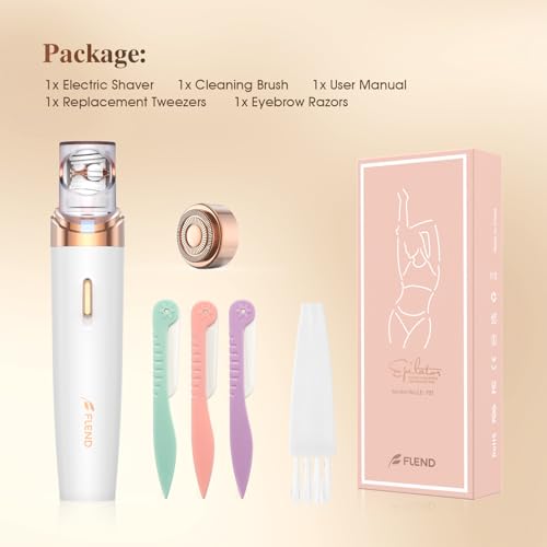 [Australia] - Epilator,2 in 1Epilator for Women Rechargeable,Womens Electric Shaver with LED Light,Hair Removal,Hair Removal for Women Legs/Face/Bikini/Arms,Smooth Epilator Trimmer Travel Kit Set,Simple to use 