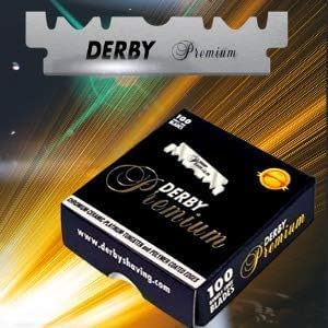 [Australia] - 600 "Derby Premium" Single Edge Razor Blades for straight razor 