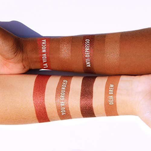 [Australia] - Beauty Bakerie Coffee & Cocoa Palette, Versatile Blush and Bronzer Powder Palette for Every Skin Tone, Creamy Satin Finish, 4 Sugary Shades, Highlight, Contour, Blush Kit for Women 