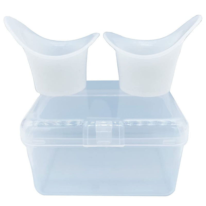 [Australia] - Boyizupha¬Æ 2 Pcs Silicone Eye Wash Cups for Eye Rinse,Cleansing with 1 Storage Container 