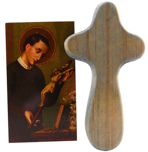 Westmon Works St Gerard Cross Set with Hand Held Comfort Cross with Prayer Holy Card