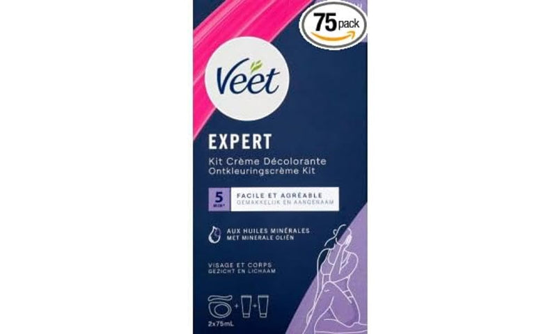 [Australia] - Veet Face and Body Hair Bleaching Cream 75ml 