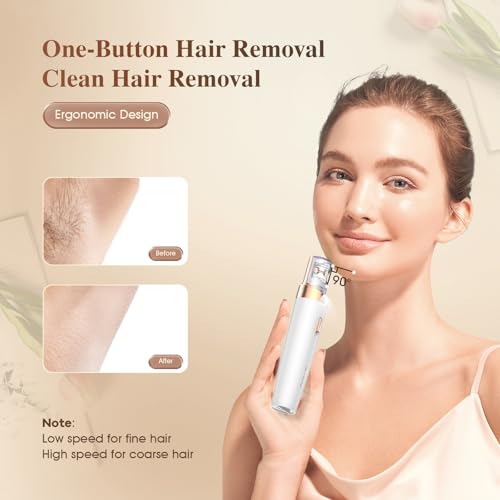 [Australia] - Epilator,2 in 1Epilator for Women Rechargeable,Womens Electric Shaver with LED Light,Hair Removal,Hair Removal for Women Legs/Face/Bikini/Arms,Smooth Epilator Trimmer Travel Kit Set,Simple to use 
