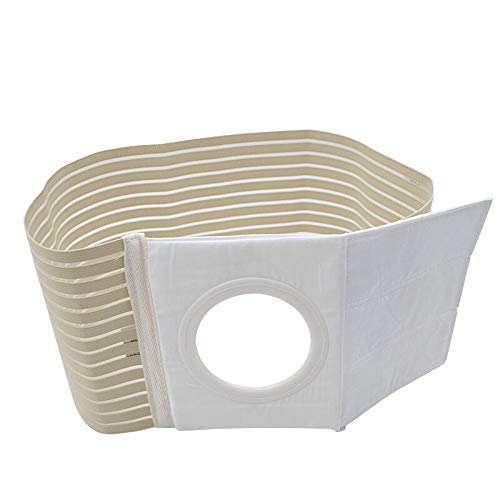 [Australia] - Ostomy Belt Colostomy Belt (Hole 3.14") Medical Stoma Support Ostomy Hernia Belt Ostomy Hernia Belt Stomach Truss Binder with Compression Support (XL: 45.28''-49.21'') X-Large (Pack of 1) 