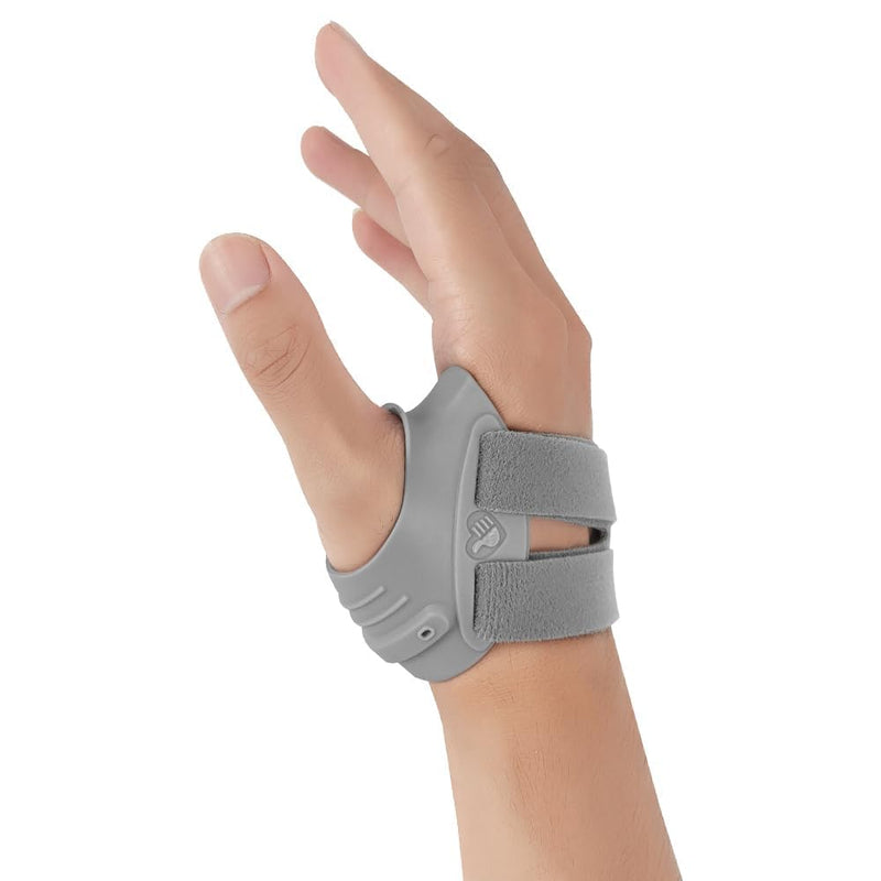 Thumb Brace for Joint Pain,CMC Joint Thumb Arthritis Brace, Thumb Splint for Osteoarthritis, Tendonitis, Arthritis Relief, Thumb Support Brace, CMC Joint Stabilizer Orthosis(Right Hand, L, Gray) Large Right Hand-Gray