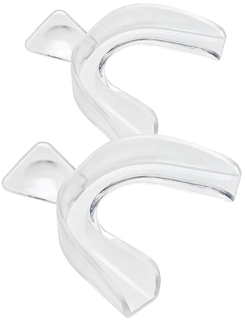 [Australia] - Teeth Whitening Trays, 4 Moldable - Extra Comfortable Custom Fit Mouth Guard, 1 Size Fits All, with 2 Travel Storage Cases 