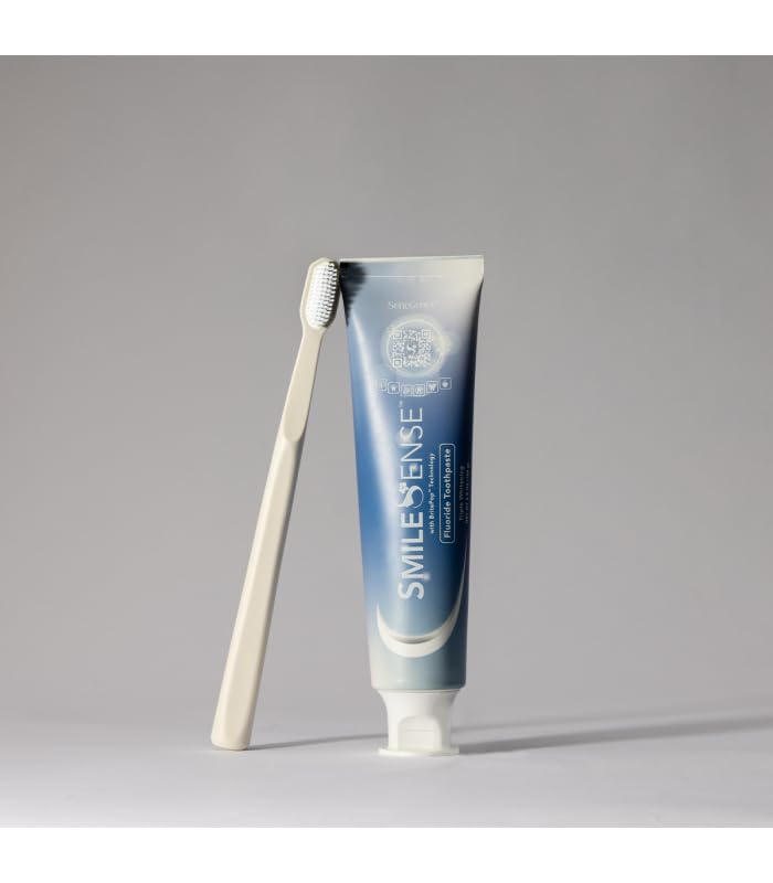 [Australia] - SmileSense Fluoride Toothpaste with BritePop Technology, Triple Whitening System, Lasting Freshness and Sensitivity Reduction 