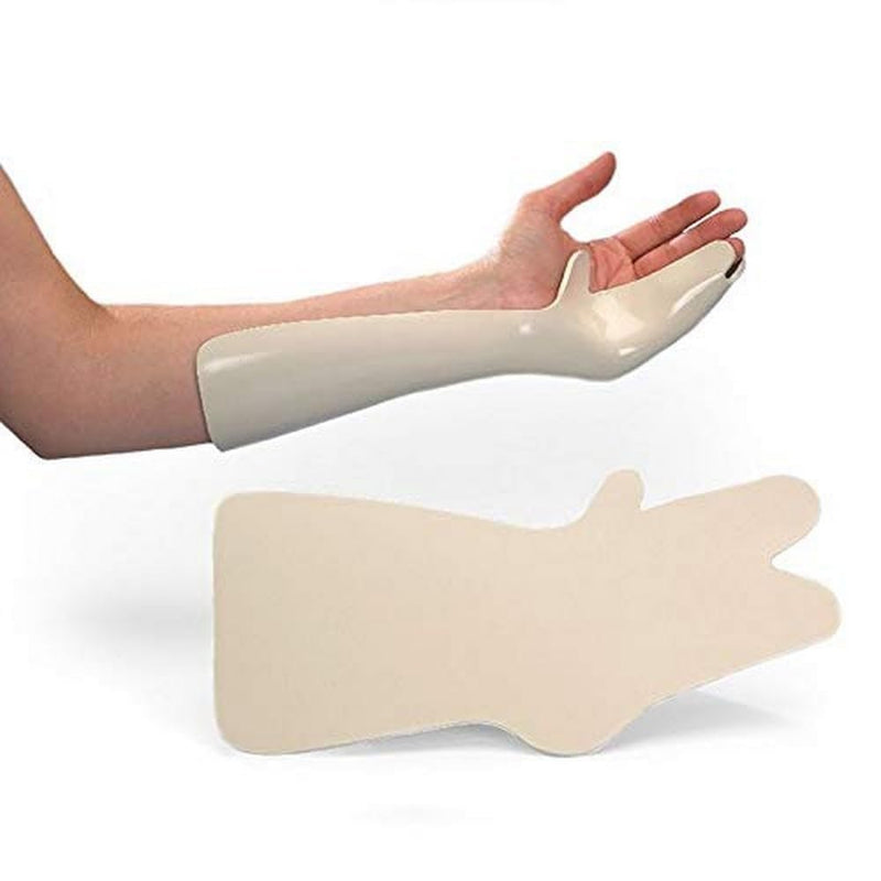 Rolyan Metacarpal Fracture Splint, Small 3/PK, Thermoplastic Splinting Material, Moderate Resistance to Stetch, Conformable, Immobilizes Wrist, 4th & 5th Metacarpals, Post-Cast Support