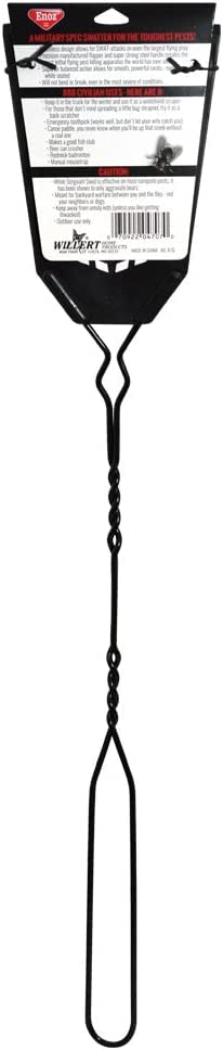 [Australia] - Enoz Sergeant Swat Bug Swatter - 3 Pack - Heavy Ultra Duty Manufactured Flyswatter - Environmentally Conscious, Effective, and Inexpensive Method to Control Flying Insects Pack of 3 