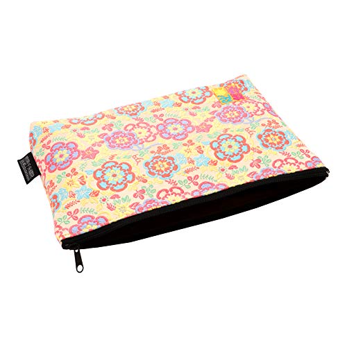 千糸繍院 Brocade zipper pouch, lined with Nishijin brocade, size M. (Remonsaika)