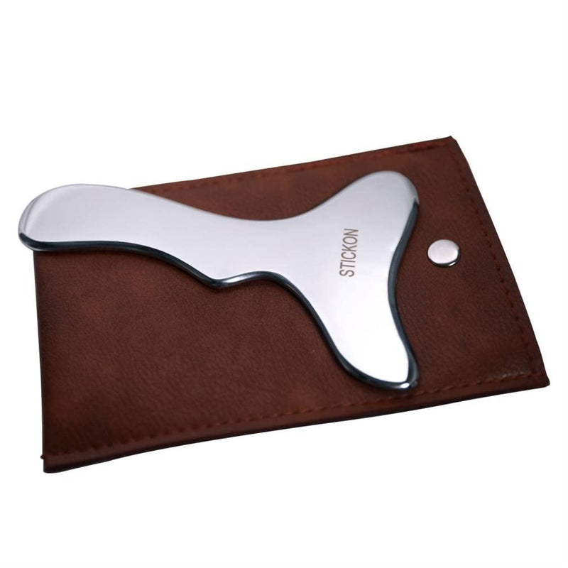 [Australia] - STICKON Guasha Tool Scraping Massage Tools Gua Sha Stainless Steel IASTM Tools Great Soft Tissue Mobilization Tool (STICKON-23) STICKON-23 