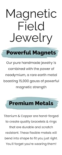 [Australia] - Original Copper Magnetic Cuff Bracelet for Men & Women ‚Äì Silver Braided Style ‚Äì Adjustable - Ultra Strength 