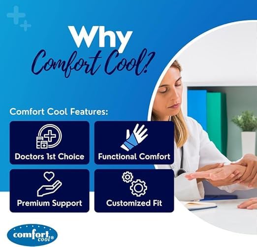 [Australia] - North Coast Medical Comfort Cool CMC Restriction Splint, Size: Large, Left 