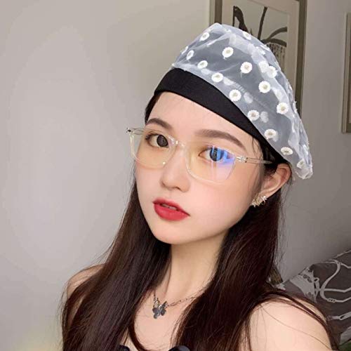 [Australia] - Suertree Blue Light Filter Distance Glasses Lightweight Myopia Glasses Fashion Myopia Glasses for Women Men Clear -1.5 Diopters -1.5x 