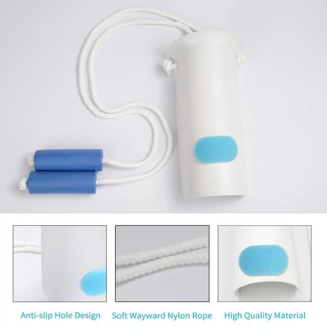 [Australia] - Sock Aid, Easy to Use Sock Helper with Foam Handles, Sock Aide Device Pull Up Assistance Help, Sock Helper Stocking Slider for Elderly, Senior, Pregnant, Diabetics(White) White 1 Pack 
