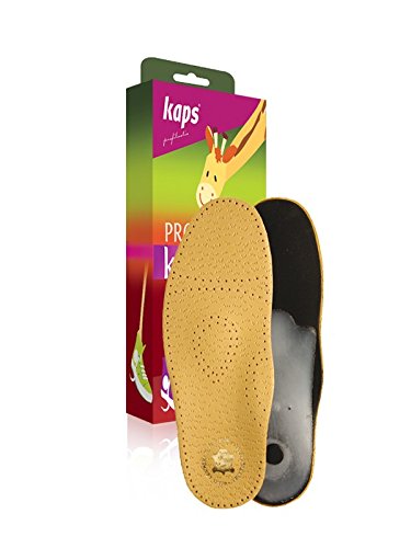 [Australia] - Kaps children's shoe insoles Relax Kid, shock-absorbing, orthopedic insoles made of vegetable-tanned leather to support the longitudinal arch and prevent the foot from sinking 33 EUR / 1 UK children 