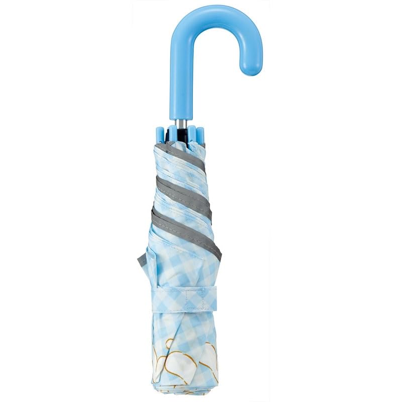 Skater CINNAMOROLL Character Rain Jacket for 43"-49" Height and Folding Umbrella 37" Set for Girls 5-7 Years Old Light Blue [from Japan]