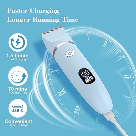 [Australia] - 3-in-1 Electric Razor IPX7 Waterproof Bikini Trimmer Wet & Dry Use Painless Personal Trimmer Groomer for Ladies Face Body Legs Bikini Public Hairs Electric Lady Shaver with Replaceable Heads 