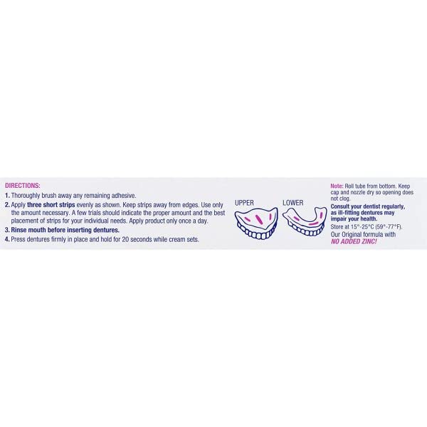 [Australia] - Effergrip Denture Adhesive Cream, Extra Strong Holding Power, 2.5 oz. (Pack of 6) 2.5 Ounce (Pack of 6) 