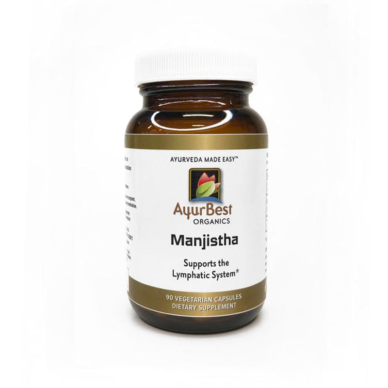 [Australia] - Manjistha Herbal Supplements 400mg Capsules, USDA Organic, Kosher - 90 Count 