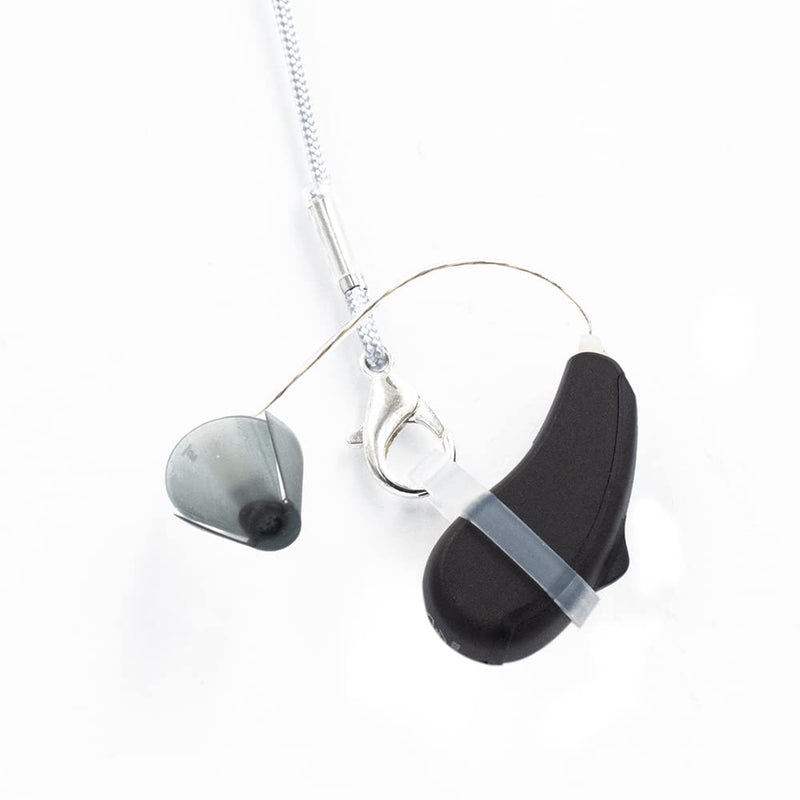 Anti-fall Clip for Hearing Appliances for Adults and Children Hearing Equipment (Black)