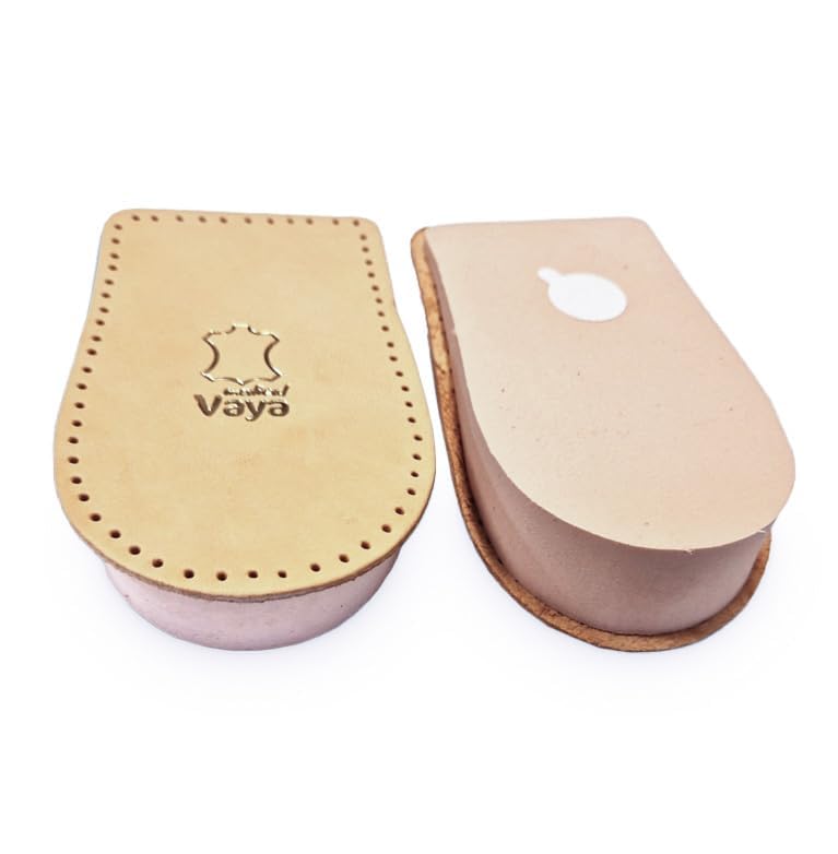[Australia] - Vaya Medical Nivello Orthopedic Heel Raiser 10 mm Insoles Heel Raiser for Shoes Made of Sheepskin Heel Cushion Orthopedic Wedge Shoe Insoles Insoles 1 Pair Brown 41-43 