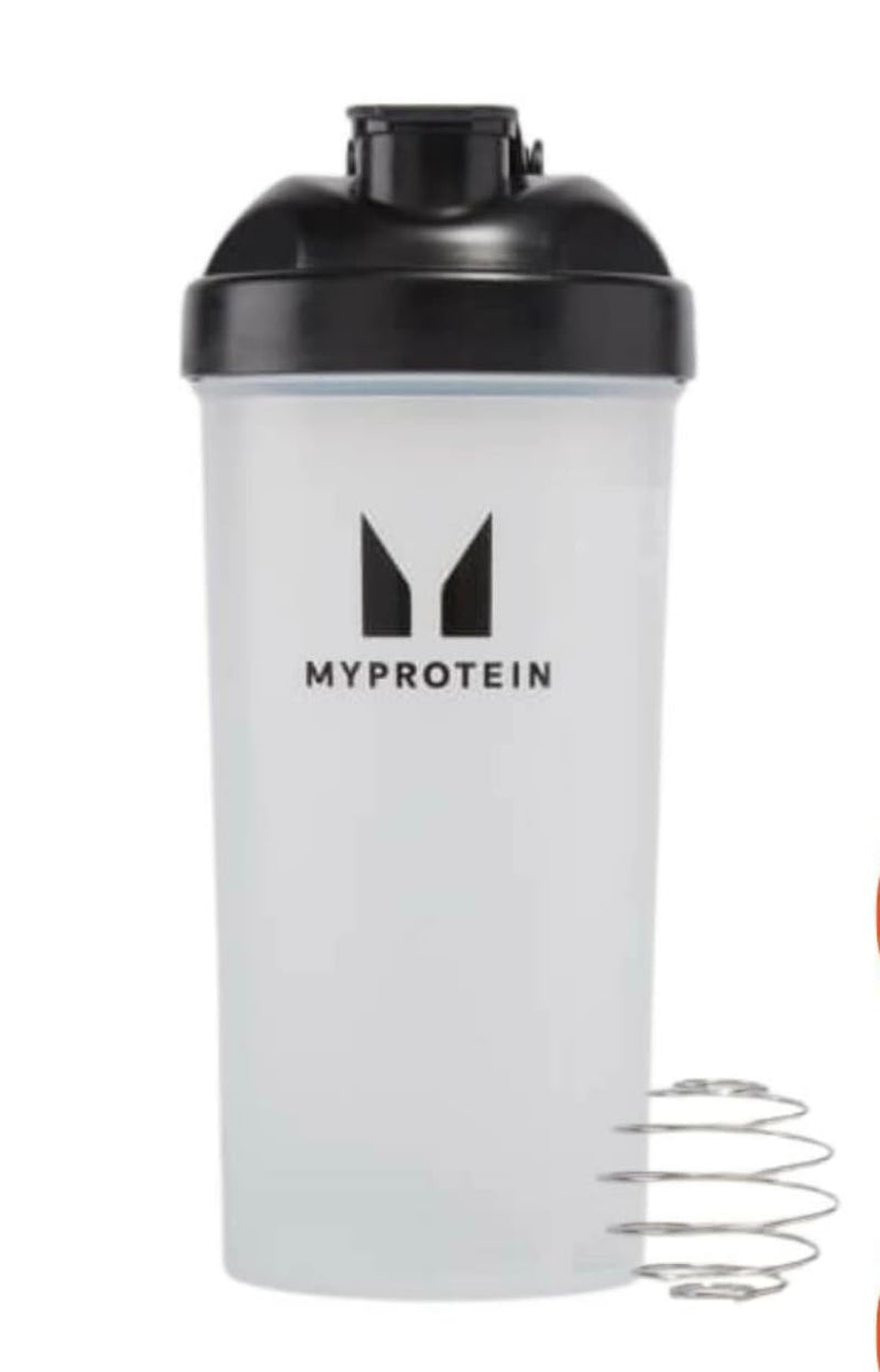 [Australia] - Myprotein Shaker Bottle - Black/Clear 600ml with Mix Ball Smooth Protein Shakes Protein Blends On Go Shaker Clump Free Protein Shakes Odorless 