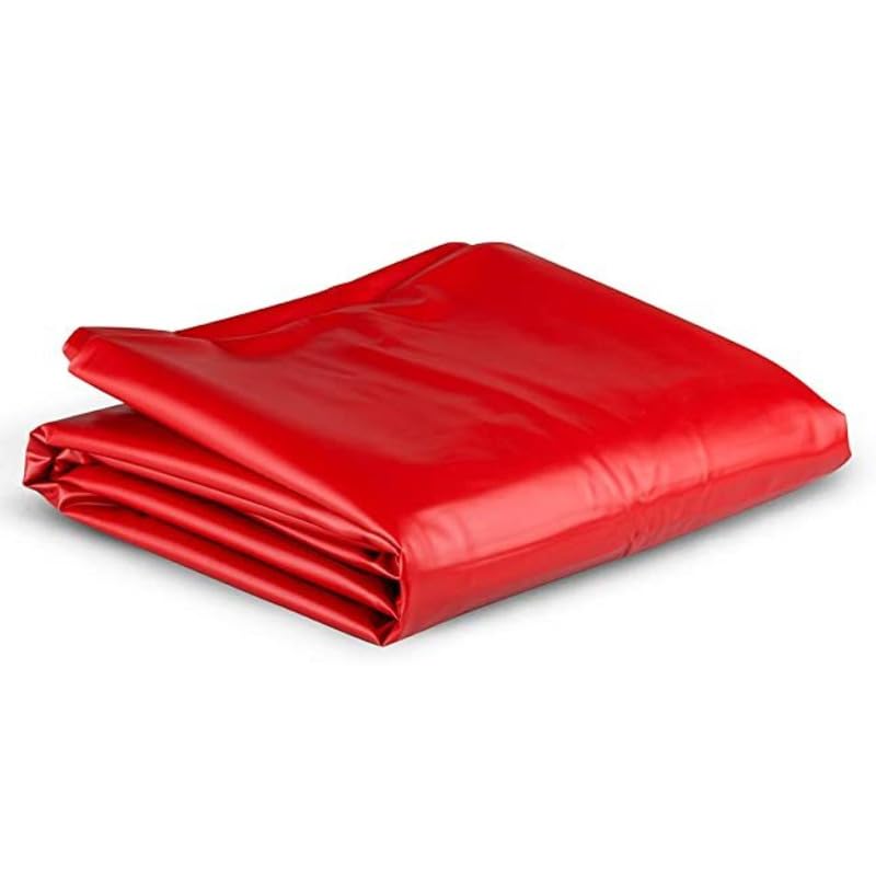 [Australia] - BDSM Waterproof Adult Sex Bed Sheets, Oil Resistant Bed Sheet for Adult Wet Play, Fetish Sex Play BDSM Accessory Bedroom Cover Sex Furniture for Couples (Red) 