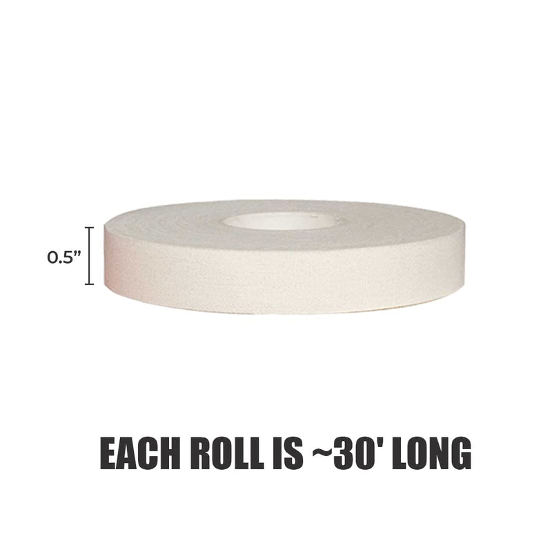 Fuji Jiu-Jitsu and Judo Finger Tape with Case (6 Rolls) White