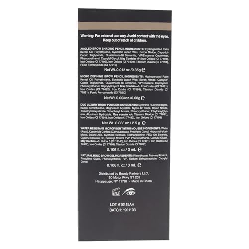 [Australia] - Arches & Halos - Ultimate Brow Hero Kit - Eyebrow Styling Makeup Kit, Pencil, Gel, Shading, Powder, Mousse, Natural and Bold Precise Brow Shaper - Hypoallergenic, Vegan - 7 Pc Kit, Medium 