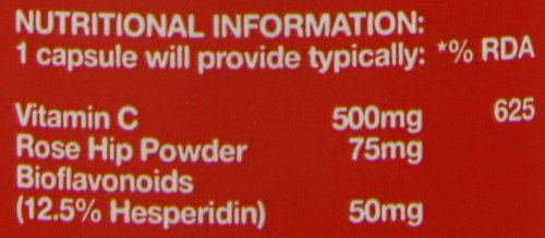 Bio Health 500 mg Bioflavonoid Vitamin C 60 Capsules