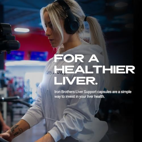 Iron Brothers Liver Support & Detox Supplement for Men/Women - Supports Bile Flow & Healthy Metabolism - Liver Cleanse Detox & Repair Formula w/Milk Thistle & Dandelion - 60 Capsules, Made in USA