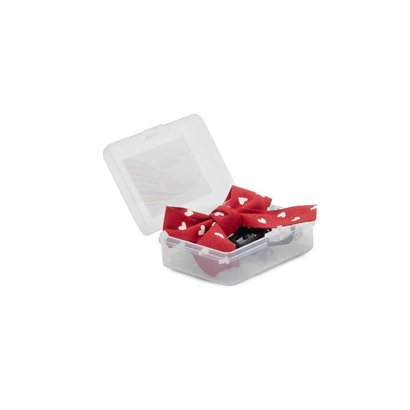 Fall Protection Clips for Hearing Aids with Hairpins, Anti Falls, Clips for Boys and Girls, to Protect Hearing Aids (Heart Bow) Heart Bow
