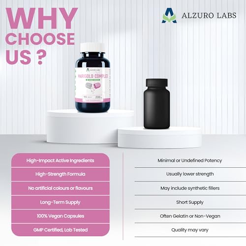 Lutein 40mg & Zeaxanthin 8mg | High Strength Eye Complex | Vitamin A, C & Zinc | Normal Vision Support | 90 Vegan Capsules | GMP & 3rd Party Lab Tested