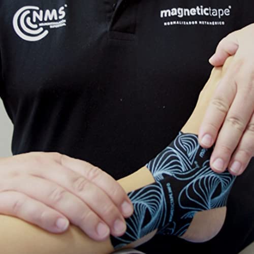 Magnetic Tape® (Pack of 2) 5mx5cm, Adhesive Elastic Bandage with Magnetic Particles, Kinesiotape, Neuromuscular Bandage, Kinesiology Tape, Sport Tape