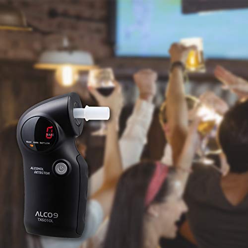 Breathalyzer | FDA 510(k) Cleared | DOT & NHTSA Compliant | Portable Alcohol BAC Tester | Semiconductor Sensor | Audible Alert