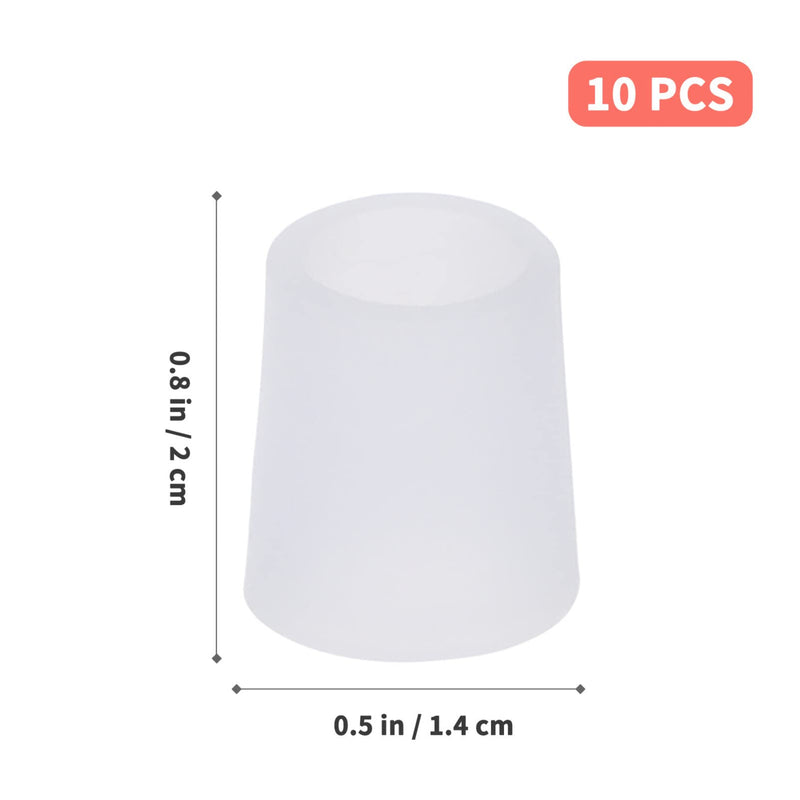 [Australia] - Rosenice Gel Toe Caps Pain Relief 5 Pairs (White) 