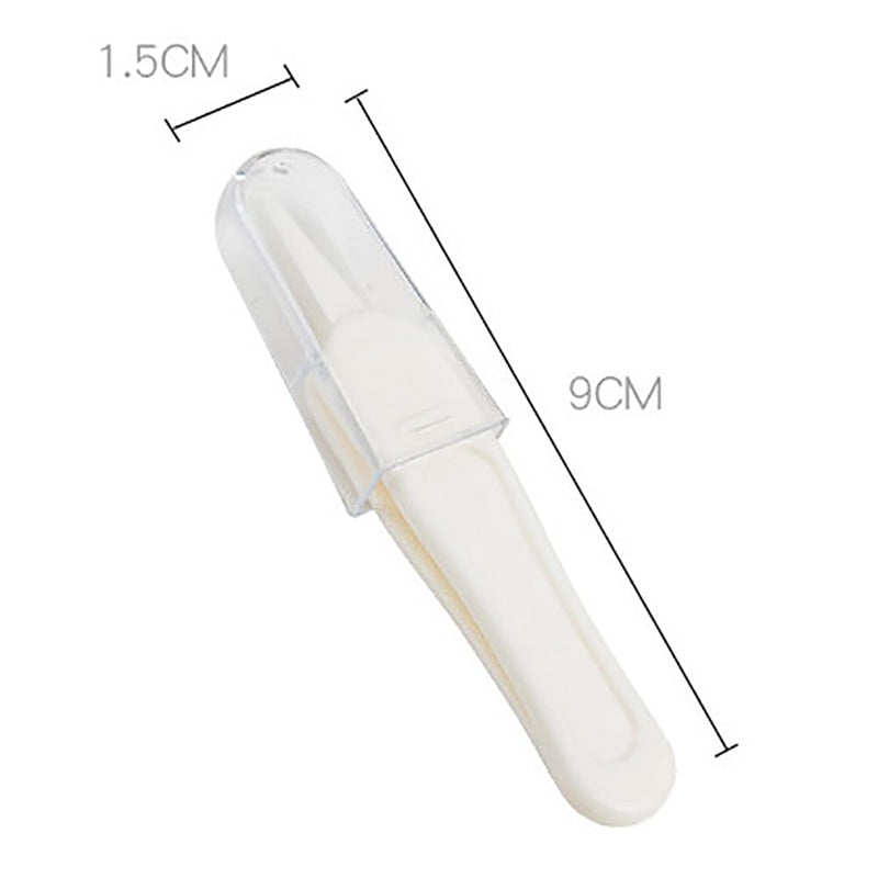 [Australia] - GSHLLO 10 Pcs Plastic Infant Nose Cleaning Tweezers Baby Ear Nose Navel Cleaner Clip Newborn Booger Remover Picker Plier for Baby Care 