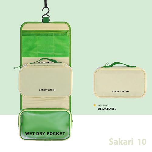 Women’s Expandable Foldable Waterproof Large Tote Bag with Bonus Mini Waterproof Toiletry Bag, Multi-Use Grocery Shopping Gym Travel Driving Carryall Handbag