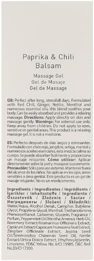 [Australia] - FARMASi Paprika & Chili Balsam - Soothing Massage Gel, 5.07 fl Oz - Relieves Muscle Tension and Provides Warming Sensation - Ideal for Relaxation and Recovery 5.07 Fl Oz (Pack of 1) 