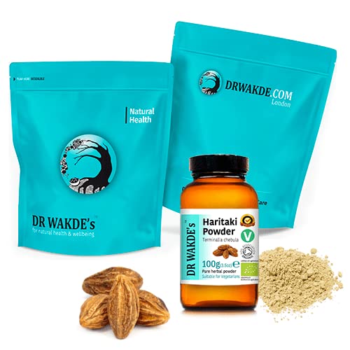 [Australia] - DR WAKDE'S Organic Haritaki Powder (Hirda | Terminalia chebula) - 100g (3.5oz) | Pure, Raw & Dried Powder | Ayurvedic Herb | Vegan | Nothing Added, Nothing Removed | Same Day Dispatch 3.53 Ounce (Pack of 1) 
