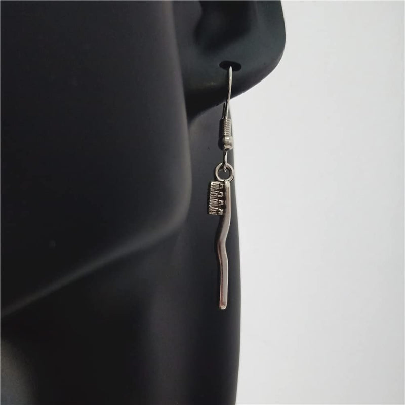 [Australia] - 3pcs Tooth Earrings Set, Toothpaste and Toothbrush, Cute Teeth Jewelry, Mom 