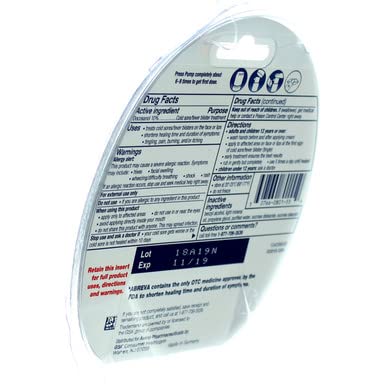 [Australia] - Abreva 2grm Pump Size 1ct Abreva Cold Sore Treatment 