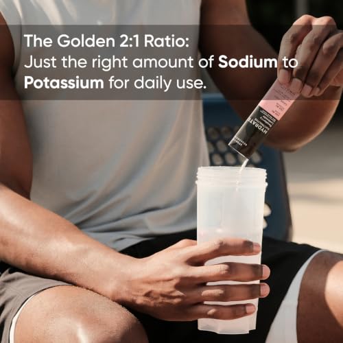 Sports Research Hydrate Electrolytes Dynamic Duo - Sugar-Free & Naturally Flavored with Vitamins, Minerals, and Coconut Water - 32 Hydration Packets of Lemon Lime & Raspberry Lemonade