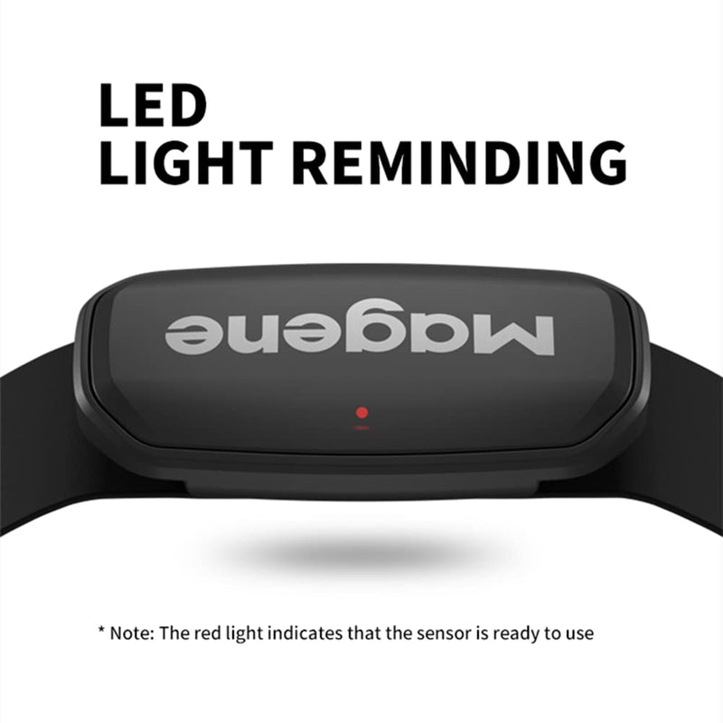 [Australia] - Magene H303 Heart Rate Monitor, Heart Rate Sensor Chest Strap, Protocol ANT+/Bluetooth, Compatible with iOS/Android APPs 