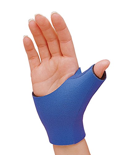 Rolyan Neoprene Pull On Thumb Support, Wrist Compression Sleeve, Thumb Support, Thumb Brace Maximum Hand Function, Brace Support for Thumb Sprains and Strains from Sports Injuries, Left, Medium Pull On, Left Thumb